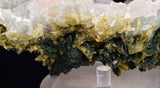 14cms PREHNITE EPIDOTE CLINOZOISITE LIMONITE SHINY NATURAL CRYSTAL MINERAL QB97