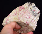 545 Grams GEM RED THULITE SCAPOLITE MARIALITE CLINOZOISITE ROUGH PERU OB136