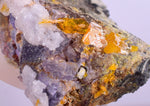 3.4cms GEM RARE WULFENITE FLUORITE MINI CRYSTALS ALAMO ARIZONA USA YB35