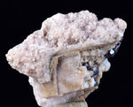 3.8cms PROUSTITE RED RUBY SILVER  MANGANO CALCITE PERU UCHUCCHACUA MINE HB268