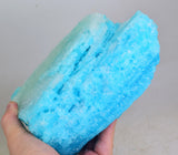 23cms NATURAL SKY BLUE SALAMMONIAC LECONTITE CHILE RARE CRYSTALS MINERAL UB207