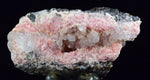 5.8cms RHODOCHROSITE ROSETTE QUARTZ SPHALERITE PERU PINK CRYSTALS NEEDLES  RB325