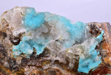 7.2cms DRUZY CHRYSOCOLLA QUARTZ PERU COPPER MINERAL SPECIMEN COLLECTOR DB68
