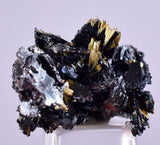 2.4cms GOLDEN RUTILE HEMATITE SPRAY NEEDLES CRYSTALS TITANIUM BAHIA BRAZIL  XB07