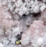 10.4cm RHODOCHROSITE CRYSTALS PYRITE PERU  MINERAL SPECIMEN RB601