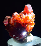 2.7cm VANADINITE CRYSTAL BARITE MIBLADEN MOROCCO MINIATURE MINERAL SPECIMEN WB20