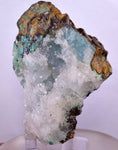 7.7cms DRUZY CHRYSOCOLLA QUARTZ LILY MINE PERU COPPER 2000 DISCOVERY DB61