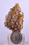 4.6cms GEM RARE WULFENITE FLUORITE MINI CRYSTALS ALAMO ARIZONA USA YB37
