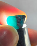 5.5cts GEM SILICA CHRYSOCOLLA CHALCEDONY POLISHED PERU NEW FIND BB336