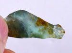 3.4 grams GEM BLUE OPAL PERU ROUGH SCENIC SEASCAPE MINERAL SPECIMEN OB34