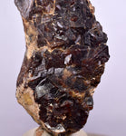6cms  GEM GARNET STEPPED SPESSARTINE CRYSTALS PERU SHINY SHARP RARE GB54