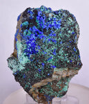 7.1cms AZURITE MALCHITE CRYSTALS PERU MINERAL SPECIMEN CUSCO UB209