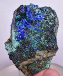 7.1cms AZURITE MALCHITE CRYSTALS PERU MINERAL SPECIMEN CUSCO UB209