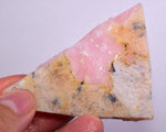 65 grams GEM PINK OPAL PERU ROUGH ANGEL SKIN TRANSLUCENT CORAL COLOR PB68
