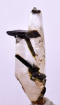 4.5cms PREMIUM EPIDOTE QUARTZ MINIATURE CRYSTALS PERU AESTHETIC COLLECTOR CB126