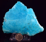 10.2cms NATURAL  SKY BLUE SALAMMONIAC CHILE CRYSTALS MINERAL UB280