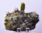 6.3cms PREMIUM EPIDOTE AXINITE QUARTZ CRYSTALS PERU AESTHETIC COLLECTOR CBZ164