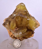 8.5cms GEMMY BARITE CRYSTALS PERU SHINY TRANSLUCENT MINERAL SPCIMEN EB70