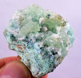 3.7cms DRUZY CHRYSOCOLLA QUARTZ LILY MINE PERU COPPER 2000 DISCOVERY DB27