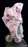10.3cms RHODOCHROSITE ROSETTE PYRITE FLUORITE QUARTZ PERU PINK CRYSTALS RB347