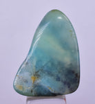 LOT OF 18 GEM BLUE OPAL SCENIC TUMBLED PERU SEASCAPE PENDANT JEWELRY BB323