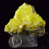 5cms SULPHUR NATURAL CRYSTALS BOLIVIA SULFUR POTOSI MINERAL SPECIMEN YB05