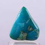 5.5carats GEM SILICA CHRYSOCOLLA CHALCEDONY LILY MINE PERU TUMBLED QUARTZ BB45