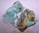 10cms DRUZY CHRYSOCOLLA QUARTZ LILY MINE PERU COPPER 2000 DISCOVERY DB81