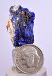 2.6cms GEM AZURITE CRYSTALS MOROCCO ROYAL BLUE COLOR SHARP SHINY UB211