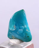 5.5carats GEM SILICA CHRYSOCOLLA CHALCEDONY LILY MINE PERU TUMBLED QUARTZ BB45