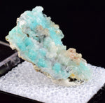3cm AURICHALCITE CALCITE CRYSTALS DURANGO MEXICO MINERAL SPECIMEN WB31