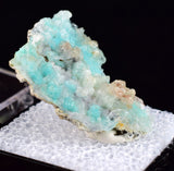3cm AURICHALCITE CALCITE CRYSTALS DURANGO MEXICO MINERAL SPECIMEN WB31