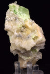8.5cms AUGELITE CRYSTAL PERU DARK GREEN BRIGHT NEEDLE QUARTZ PASTO BUENO AB179