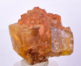 3.8cms GEM YELLOW FLUORITE SHINY CRYSTAL AHOULI MOROCCO MINERAL SPECIMEN KB49