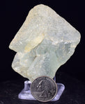 7.4cms GREEN FLUORITE CRYSTAL PERU PERU SHINY MINERAL SPECIMEN KB61