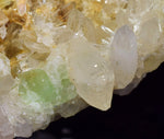 8.5cms AUGELITE CRYSTAL PERU DARK GREEN BRIGHT NEEDLE QUARTZ PASTO BUENO AB179