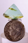 4ct GEM BLUE OPAL SCENIC CABOCHON PERU SEASCAPE PENDANT JEWELRY BB269