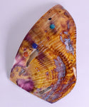 PIECES OF SPINY OYSTER POLISHED PERU JEWELRY PENDANT BB157