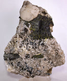 17cms EPIDOTE QUARTZ CALCITE HEMATITE CRYSTALS PERU CLUSTER MINERAL CB163