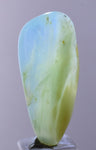 LOT OF 18 GEM BLUE OPAL SCENIC TUMBLED PERU SEASCAPE PENDANT JEWELRY BB323
