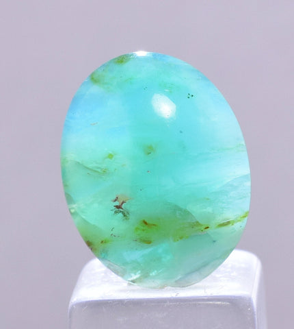5ct GEM BLUE OPAL SCENIC CABOCHON PERU SEASCAPE PENDANT JEWELRY BB357