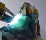 11ms DRUZY GEM SILICA CHRYSOCOLLA CHALCEDONY BOTRYOIDAL LILY MINE PERU DB95