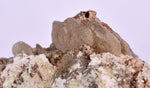 6.1 cms RED ORANGE ZEOLITE STILBITE LAUMONTITE CALCITE CRYSTALS PERU FB60