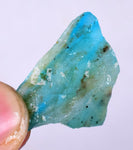 3.9 grams GEM BLUE OPAL PERU ROUGH SCENIC SEASCAPE MINERAL SPECIMEN OB40