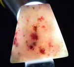 25carats GEM RED THULITE SCAPOLITE MARIALITE CLINOZOISITE PERU CABOCHON BB215