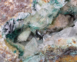 14cms GEM ATACAMITE INSIDE SELENITE CRYSTAL LILY MINE 2000 DISCOVERY PERU AB183