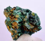 3cms MALACHITE CRYSTALS CONGO MINDINGI MINE SUPER SHINY MINERAL SPECIMEN UB93