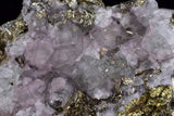 10.9cms PYRITE CUBIC FLUORITE QUARTZ PERU SHINY CRYSTALS MINERAL COLLECTOR MB134