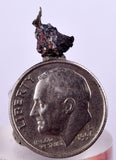 0.9cms NATIVE SILVER WIRE PERU UCHUCCHACUA MINE MINERAL SPECIMEN HB220