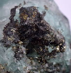 2.7cms GEOCRONITE GREEN FLUORITE CRYSTAL PERU MILPO ATACOCHA PERU SHINY KB36